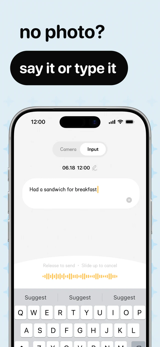 nosh food logging feature screenshot 3
